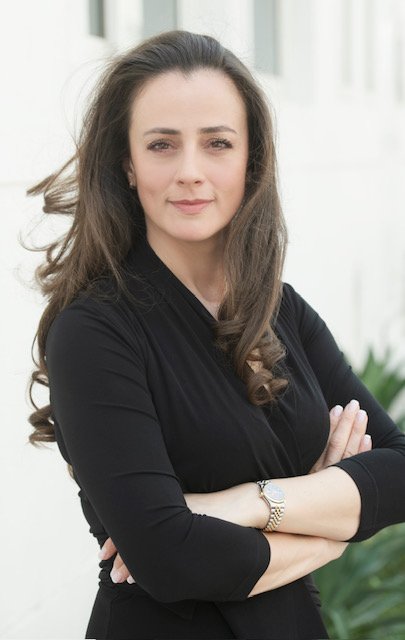 Portrait of author Lina Farajallah